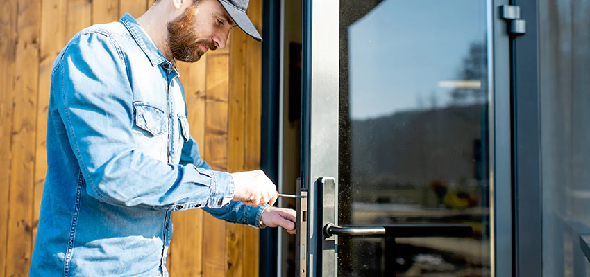 Frameless Glass Storefront Door Locks Replacement in Gurnee, IL